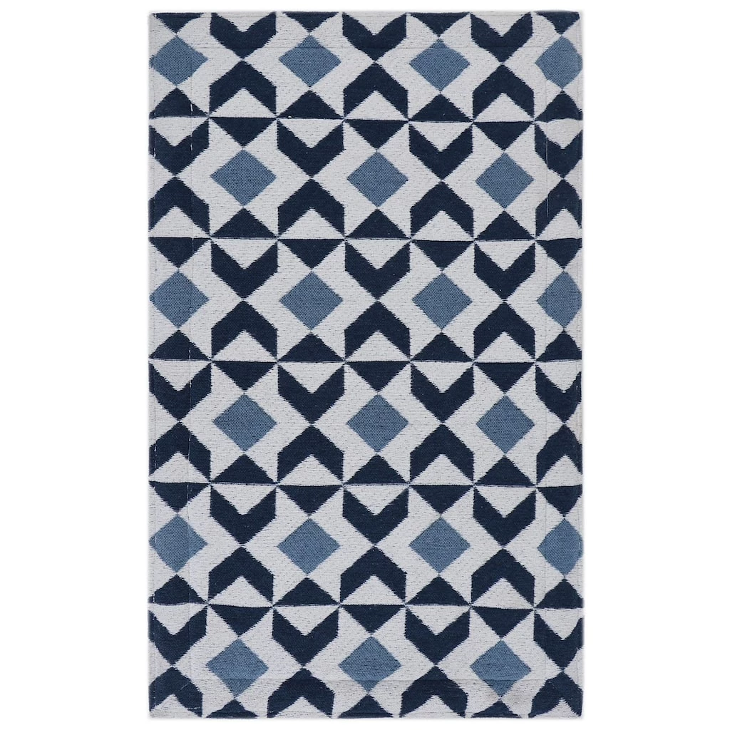 Budget ๐งจ RugSmith Blue Machine Woven Ama Anti-Fatigue Kitchen Mat ๐