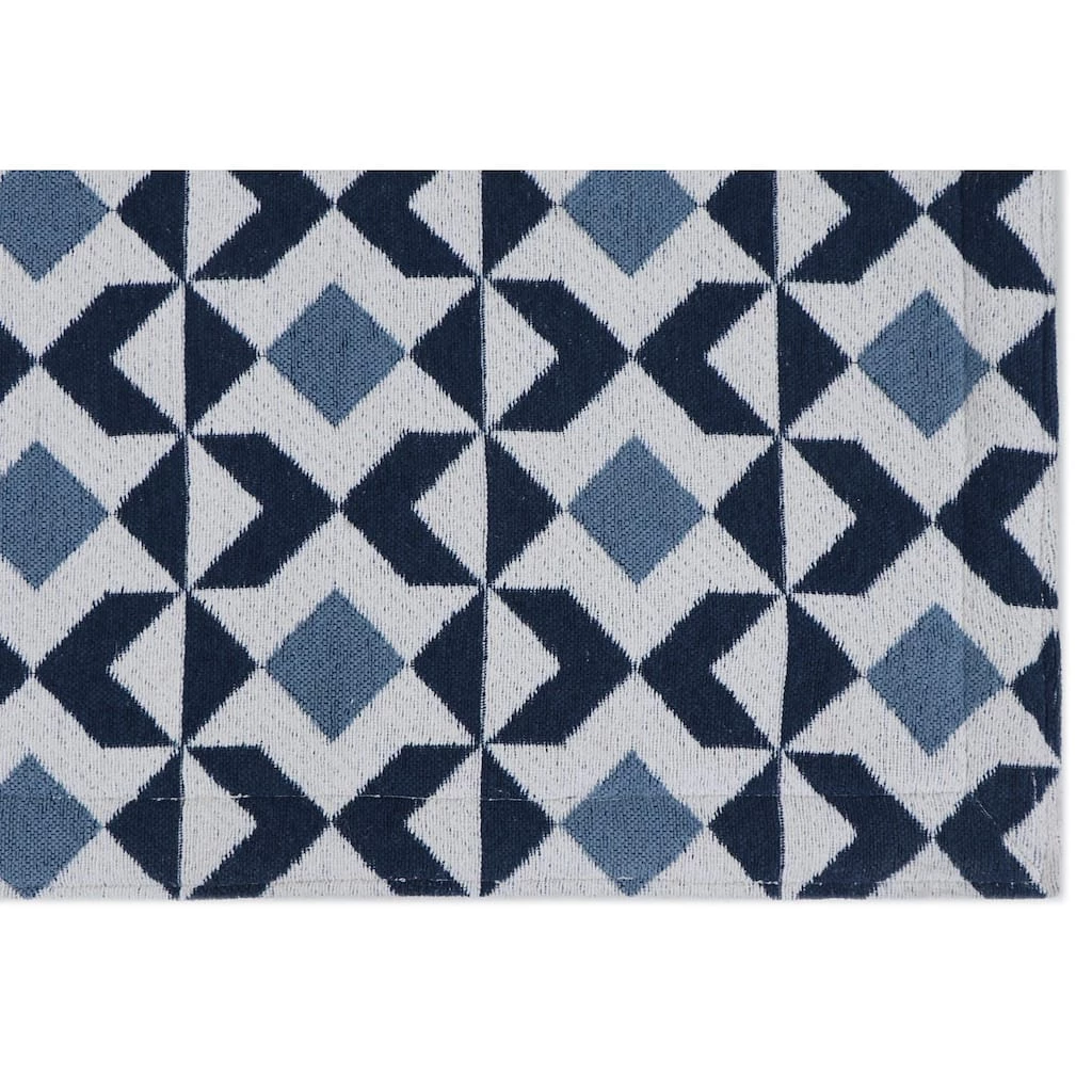 Budget ๐งจ RugSmith Blue Machine Woven Ama Anti-Fatigue Kitchen Mat ๐ - Image 3
