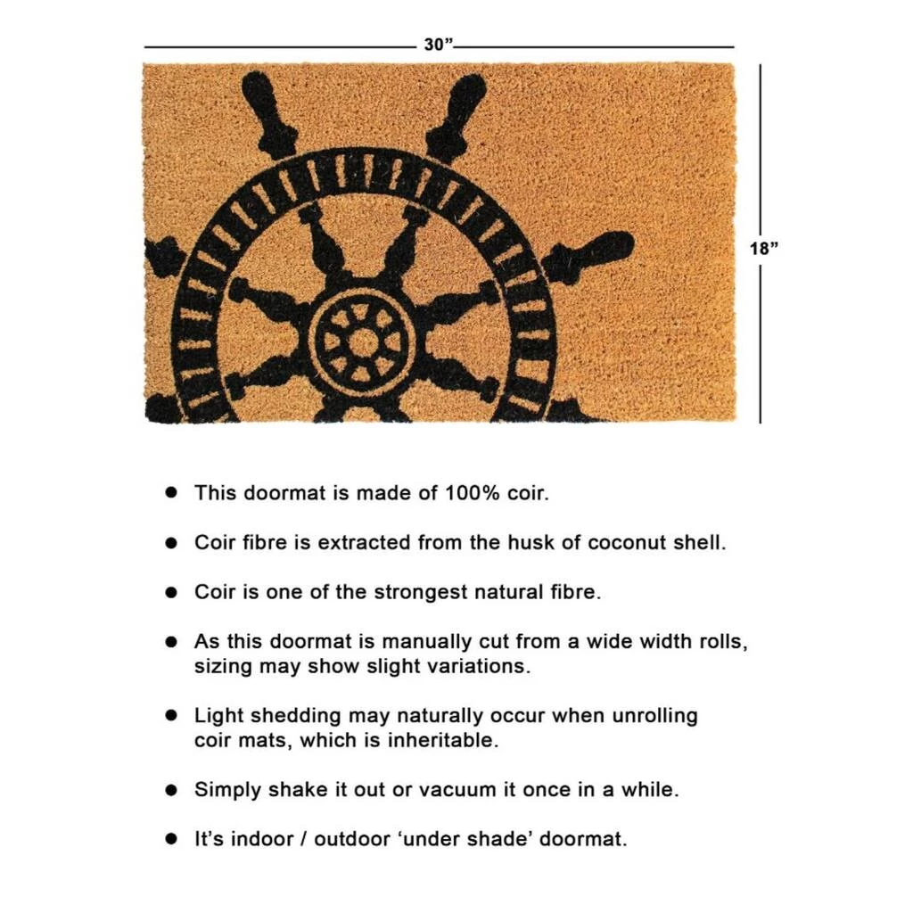 Top 10 ๐ RugSmith Natural & Black Helm Machine Tufted Doormat โญ - Image 3