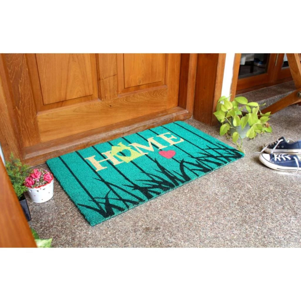 Promo ๐ฏ RugSmith Ice Green Bird House Home Machine Tufted Coir Doormat ๐ฅ - Image 2