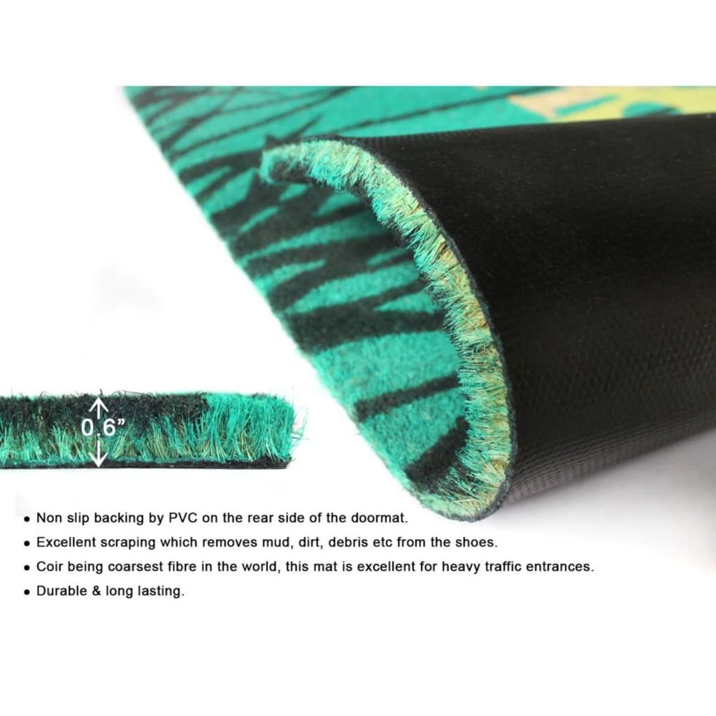 Promo ๐ฏ RugSmith Ice Green Bird House Home Machine Tufted Coir Doormat ๐ฅ - Image 4