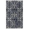 Discount 🧨 RugSmith Black Geometric Anti-Fatigue Kitchen Mat 🛒