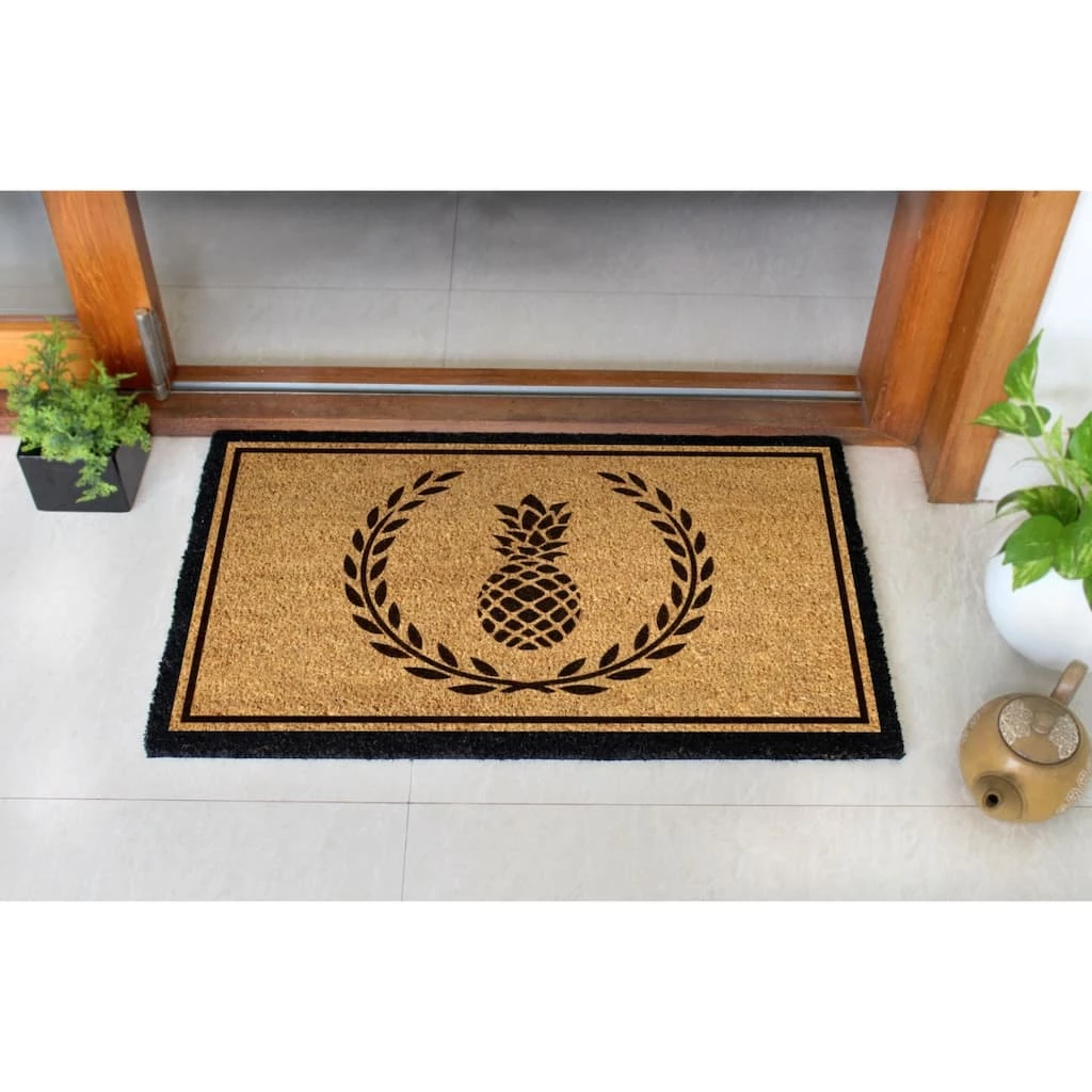 Flash Sale ๐ RugSmith Black Pineapple Machine Tufted Doormat ๐คฉ - Image 2