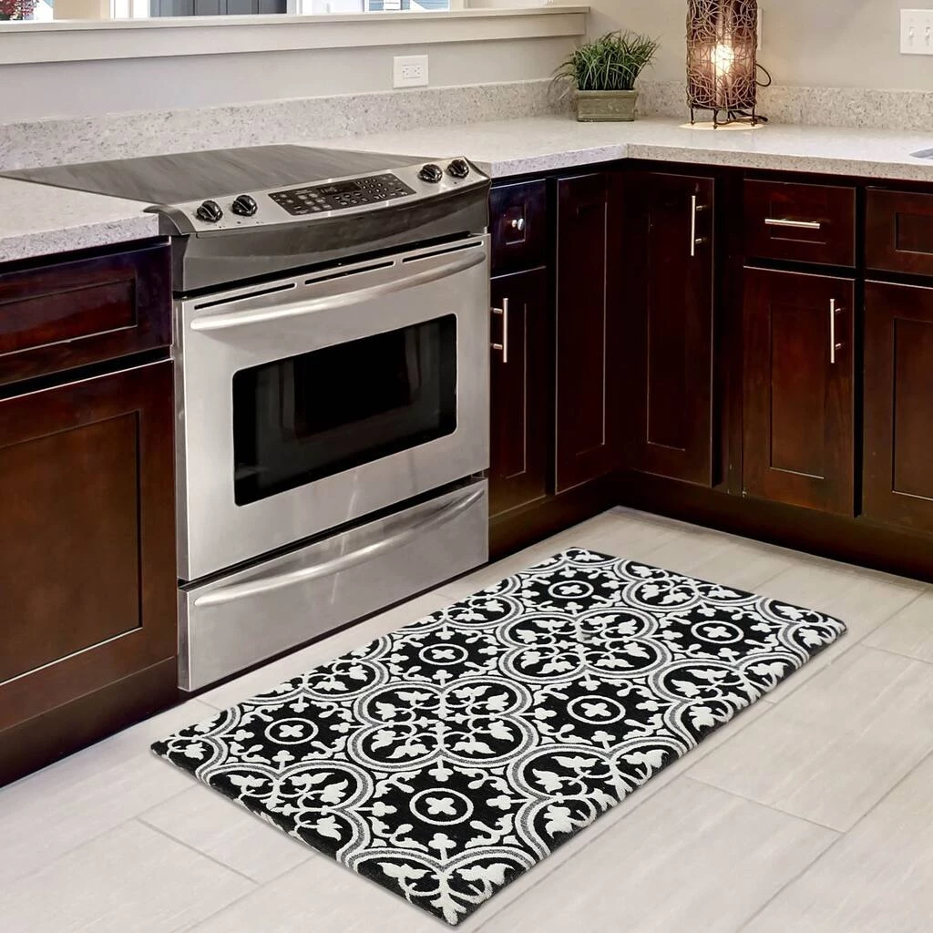 Cheap ๐ฅฐ RugSmith Black Trellis Anti-Fatigue Kitchen Mat ๐งจ - Image 6