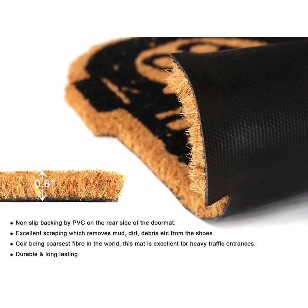 Best Pirce ๐ฅฐ RugSmith Black Born to Win Machine Tufted Doormat ๐ - Image 4