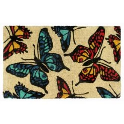 Top 10 🛒 RugSmith Bleached Butterfly Handloom Woven Coir Doormat 💯