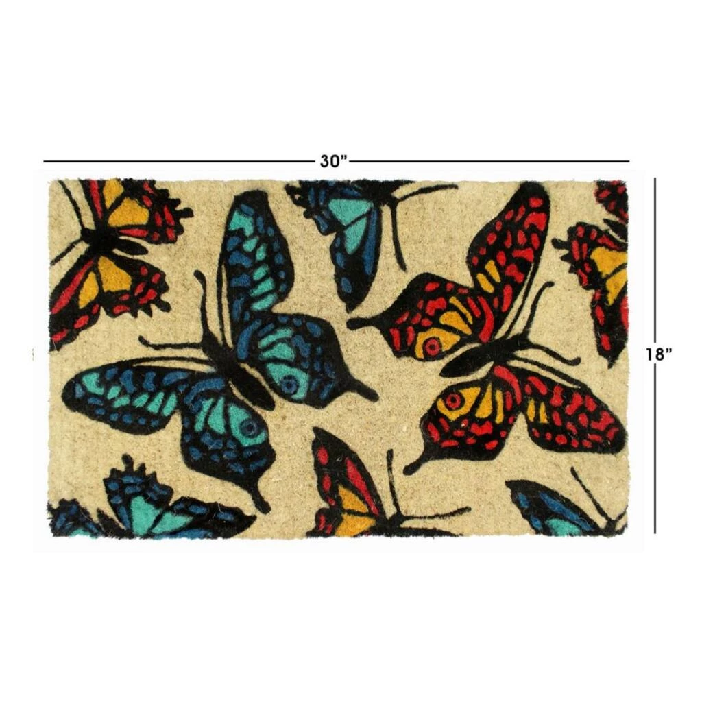 Top 10 ๐ RugSmith Bleached Butterfly Handloom Woven Coir Doormat ๐ฏ - Image 3