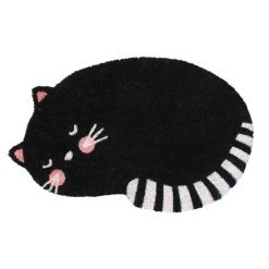 Flash Sale 🌟 RugSmith Black Cat Machine Tufted Doormat ✨