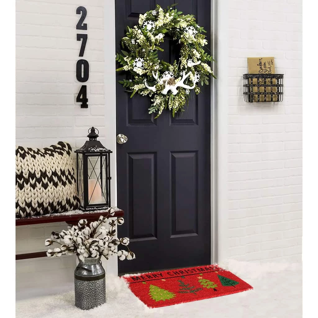 Best deal 🌟 RugSmith Multi Machine Tufted 🎅 Christmas Tree Merry 🎅 Christmas Doormat ✔️ - Image 2