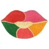 Coupon 🥰 RugSmith Bleached Colorful Lips Machine Tufted Coir Doormat 👏
