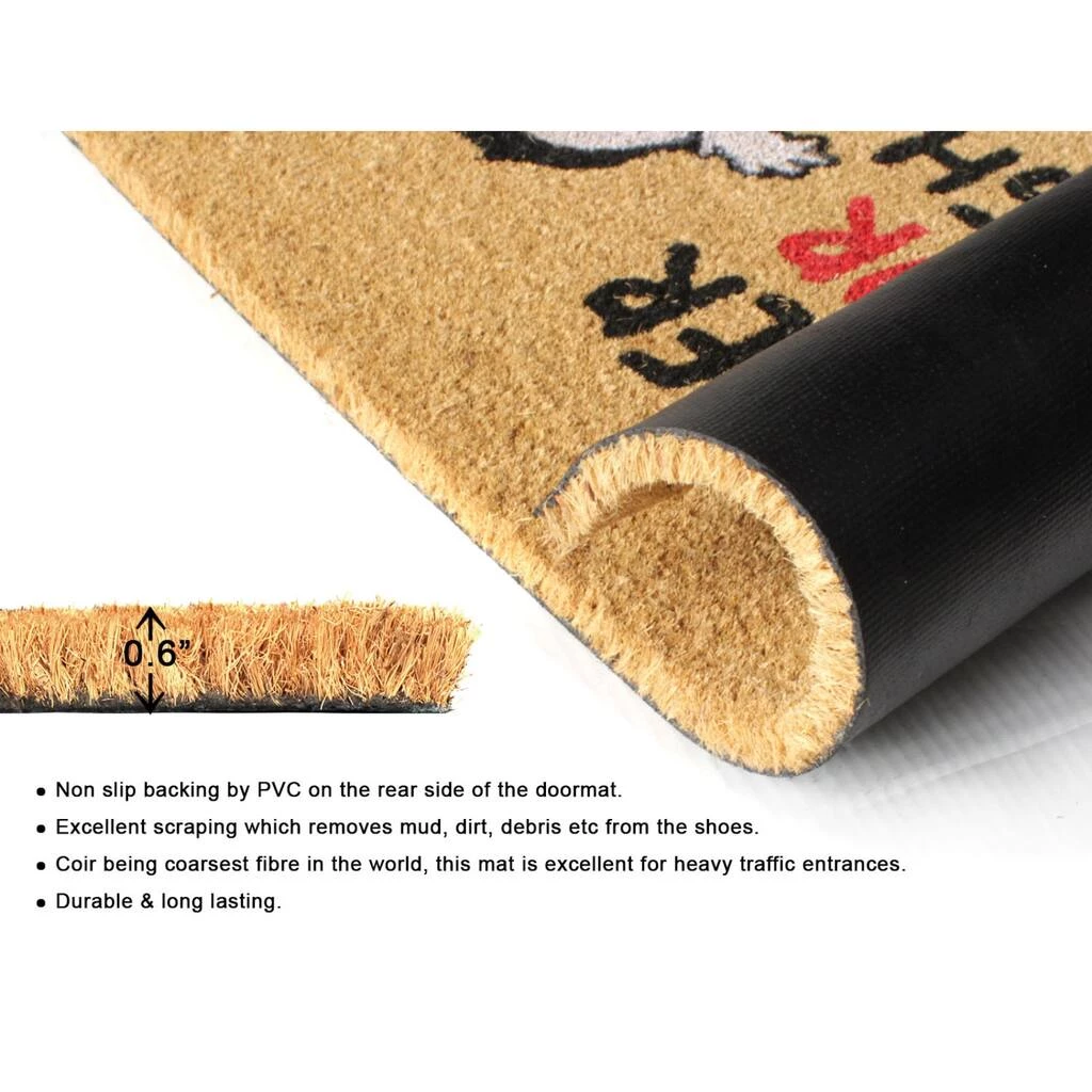 Best Sale ๐ RugSmith Cover Your Cough Machine Tufted Doormat ๐ - Image 4