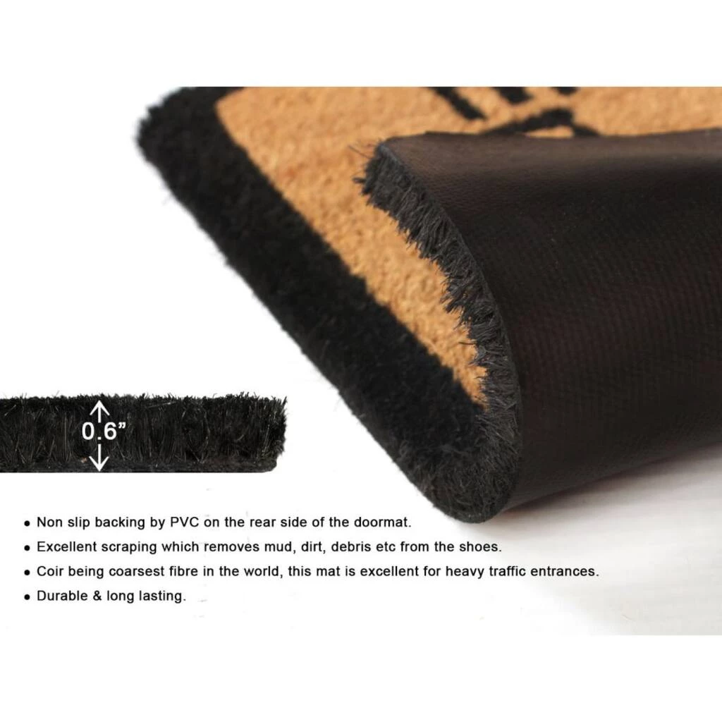 Coupon ⌛ RugSmith Natural Machine Tufted Enter Mat 👏 - Image 4