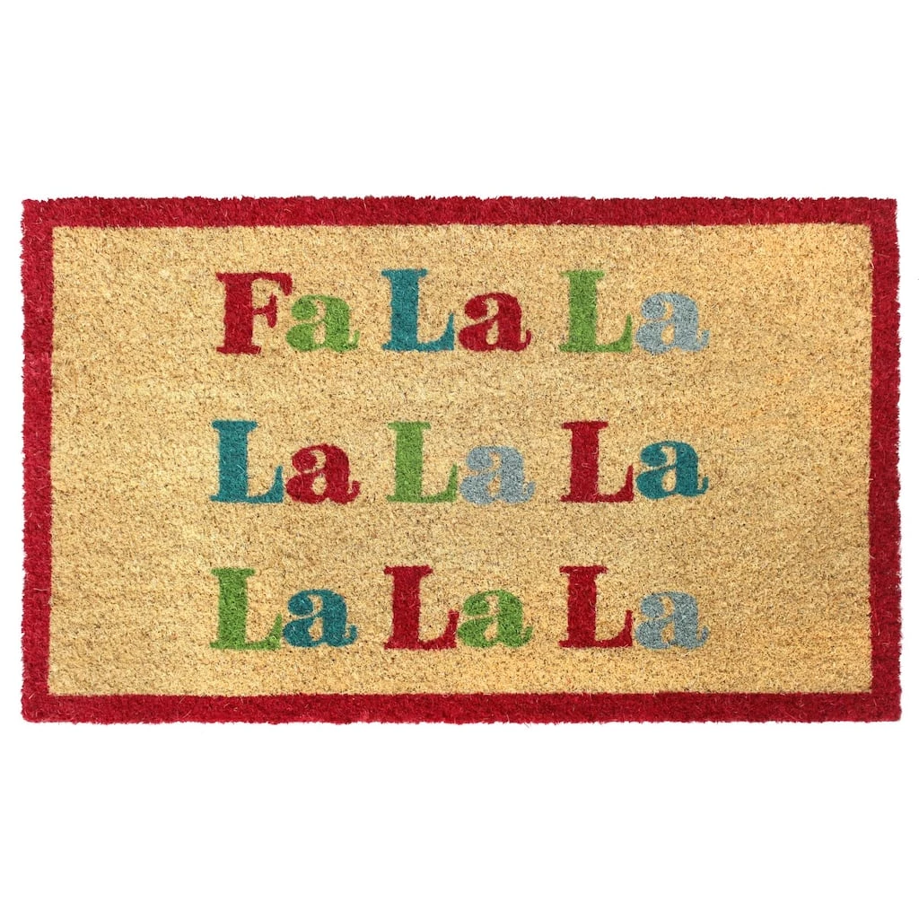 Buy 🎉 RugSmith Multi Machine Tufted Fa La La Doormat 🤩