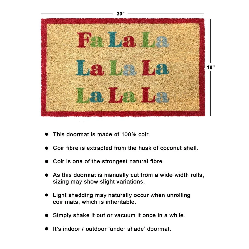 Buy 🎉 RugSmith Multi Machine Tufted Fa La La Doormat 🤩 - Image 3