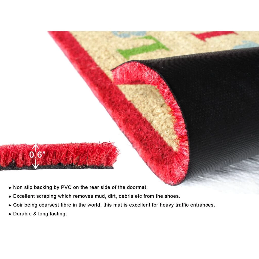 Buy 🎉 RugSmith Multi Machine Tufted Fa La La Doormat 🤩 - Image 4