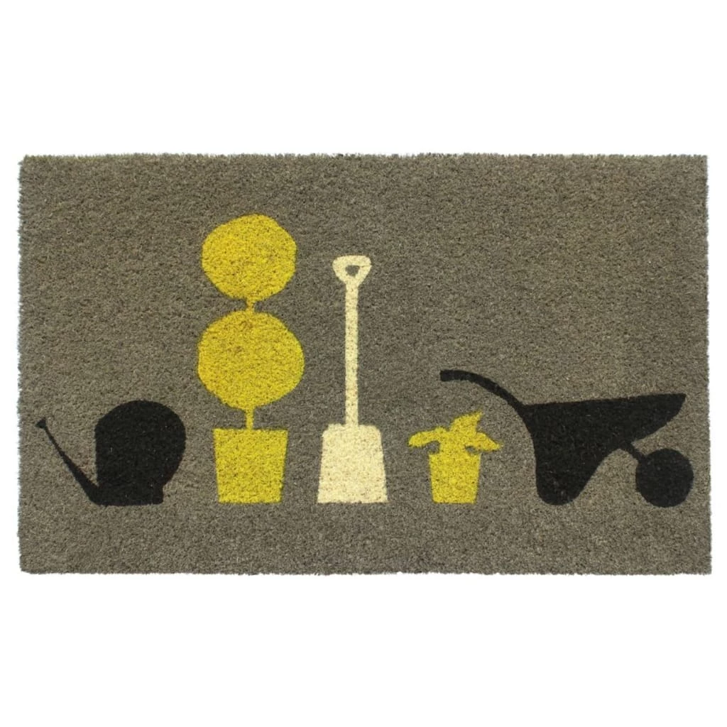 Best Sale 💯 RugSmith Brown Machine Tufted Gardening Coir Doormat 🔥