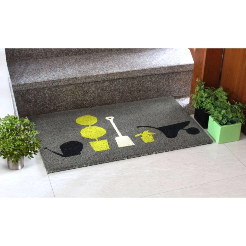 Best Sale 💯 RugSmith Brown Machine Tufted Gardening Coir Doormat 🔥 - Image 2