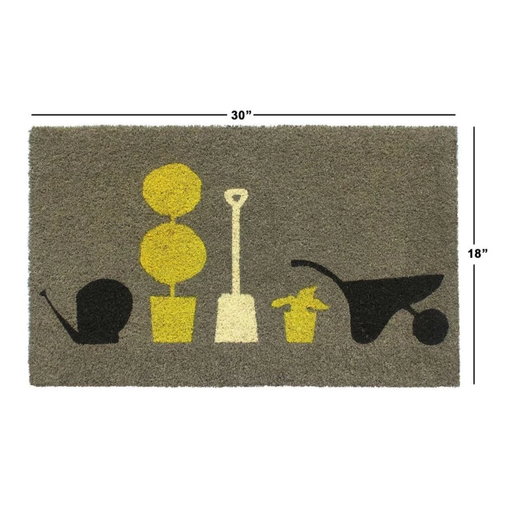 Best Sale 💯 RugSmith Brown Machine Tufted Gardening Coir Doormat 🔥 - Image 3