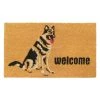 Brand new 🎉 RugSmith Black Machine Tufted German Shepherd Coir Doormat ⭐