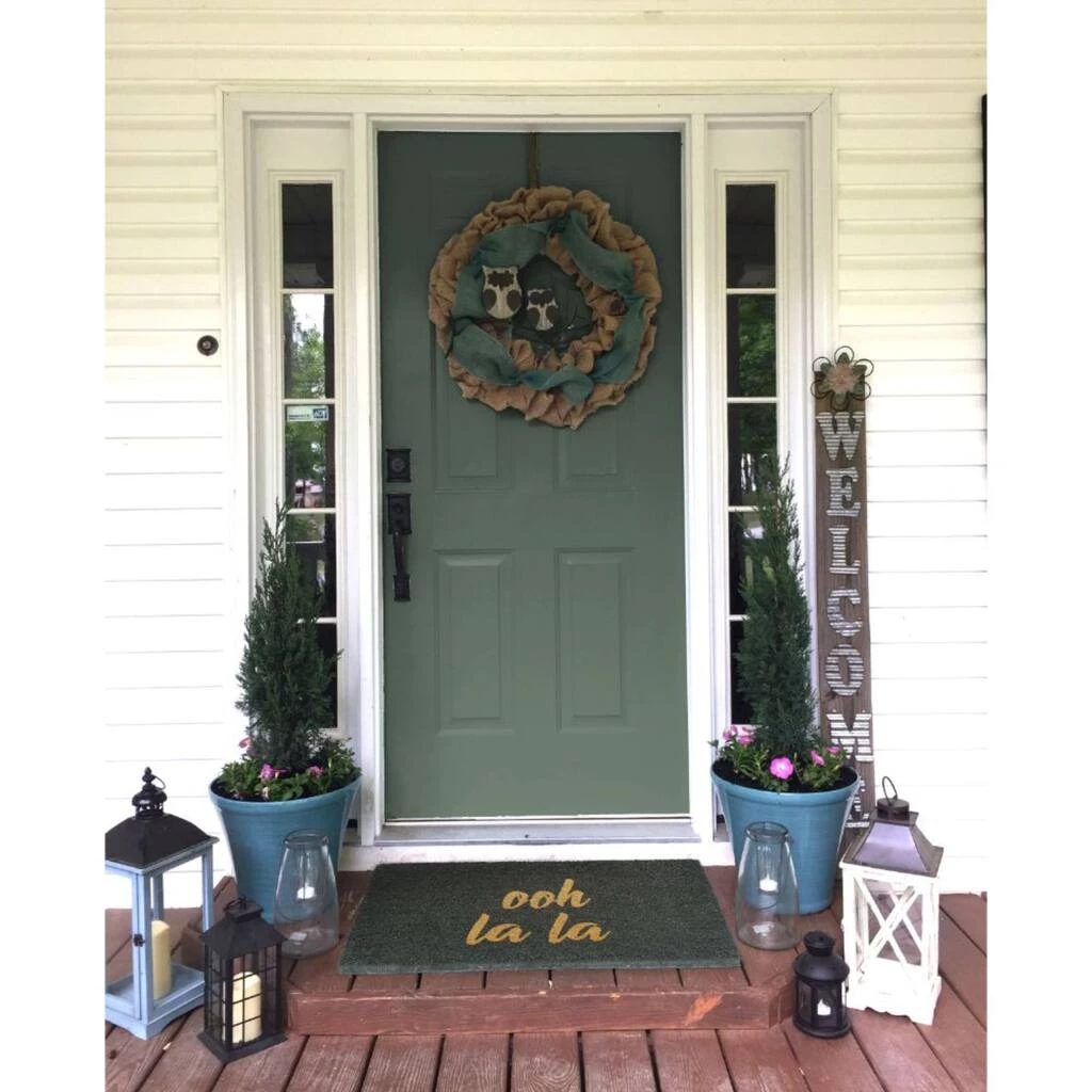 Brand new 😀 RugSmith Gray Machine Tufted Glitter Ooh La La Doormat 😉 - Image 2