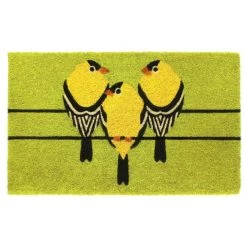 Best deal 🤩 RugSmith Light Green Machine Tufted Goldfinch Coir Doormat 👏