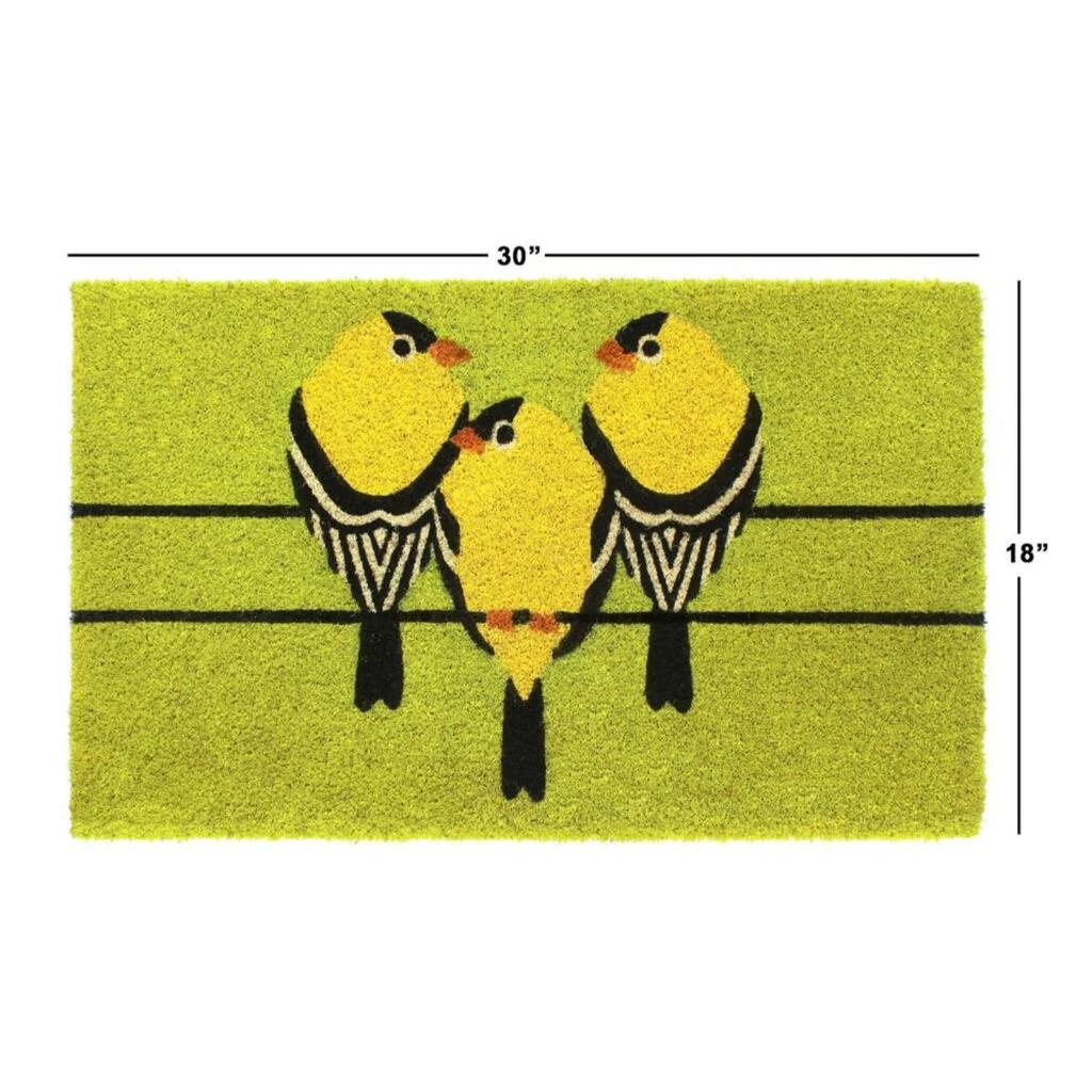 Best deal ๐คฉ RugSmith Light Green Machine Tufted Goldfinch Coir Doormat ๐ - Image 3