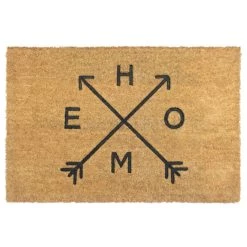 Coupon ✔️ RugSmith Natural HOME Arrows Machine Tufted Coir Doormat ⭐