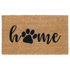 Cheapest 🛒 RugSmith Black Home Paws Machine Tufted Doormat 🛒