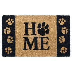 Flash Sale 🛒 RugSmith Black Home Paws Machine Tufted Doormat 👍