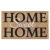 Hot Sale 👏 RugSmith Black & White Home Sweet Home Machine Tufted Doormat 🎁