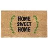 Discount 🥰 RugSmith Black Home Sweet Home Machine Tufted Doormat ⌛