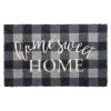 Deals ⌛ RugSmith Gray Home Sweet Home Machine Tufted Doormat 🔔