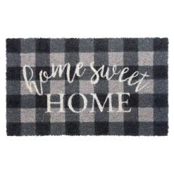 Deals ⌛ RugSmith Gray Home Sweet Home Machine Tufted Doormat 🔔