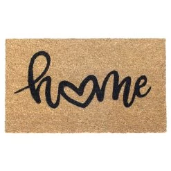 Flash Sale 👏 RugSmith Black Home with Love Machine Tufted Doormat 🎁