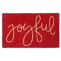 Best Sale 🎁 RugSmith White Machine Tufted Joyful Doormat 🛒