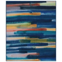 Wholesale ๐ RugSmith Cobalt Kaleidoscope Contemporary Modern Area Rug, 5ft. x 7ft. ๐