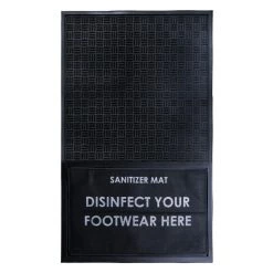 New 🔔 RugSmith Layered Rubber Sanitizer Doormat, Tray & Foam Insert, 36" x 60" 👏