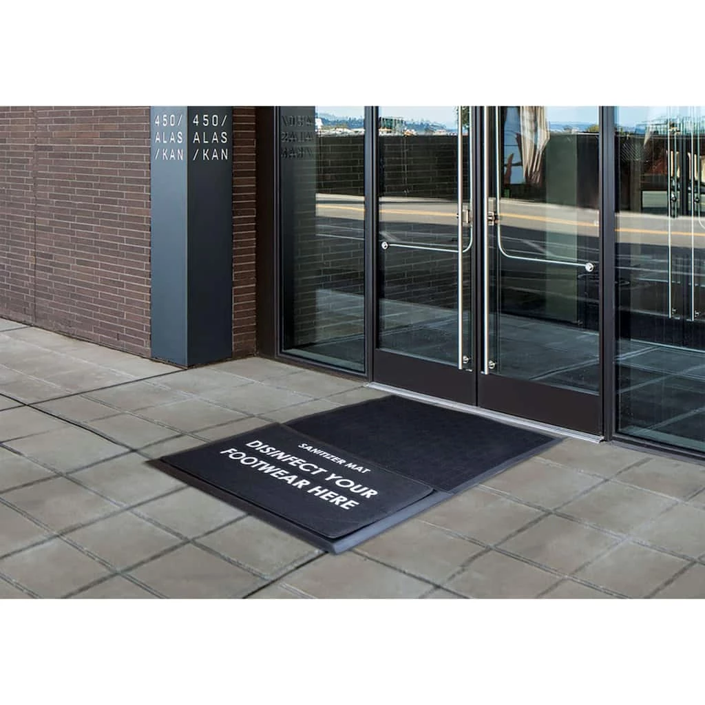 New π RugSmith Layered Rubber Sanitizer Doormat, Tray & Foam Insert, 36" x 60" π - Image 3