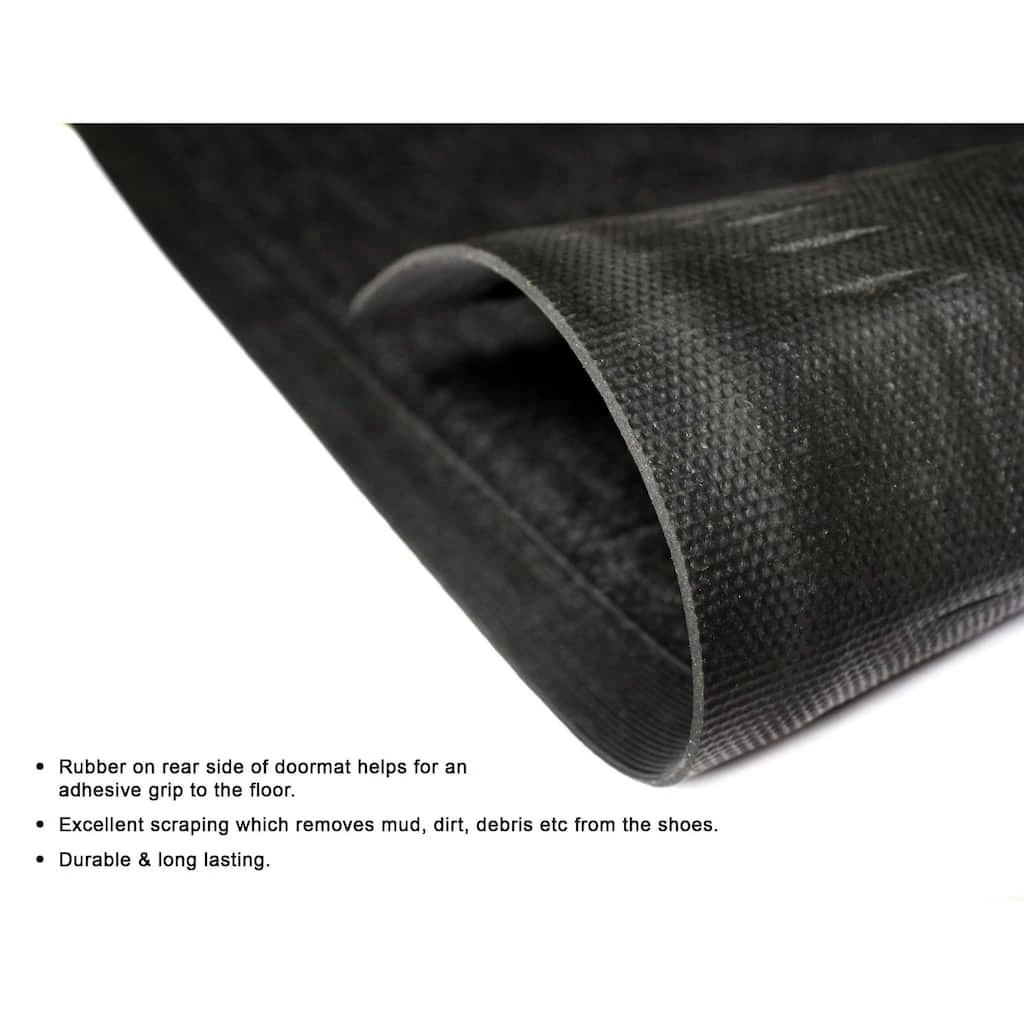 New π RugSmith Layered Rubber Sanitizer Doormat, Tray & Foam Insert, 36" x 60" π - Image 4