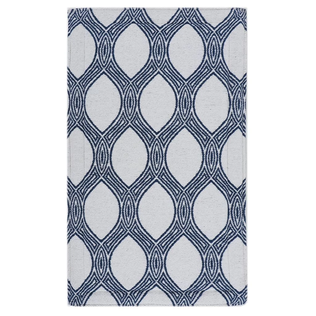 Budget 🔥 RugSmith Navy Machine Woven Leslie Anti-Fatigue Kitchen Mat, 20" x 36" 💯