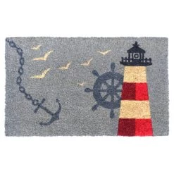 Top 10 ๐ RugSmith Multicolor Lighthouse Machine Tufted Doormat ๐