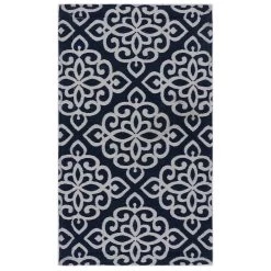 Cheap 🌟 RugSmith Black Machine Woven Anti-Fatigue Lyra Kitchen Mat, 20" x 36" 🤩