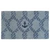 Cheap 🥰 RugSmith Gray Marine Anchor Machine Tufted Doormat 😉