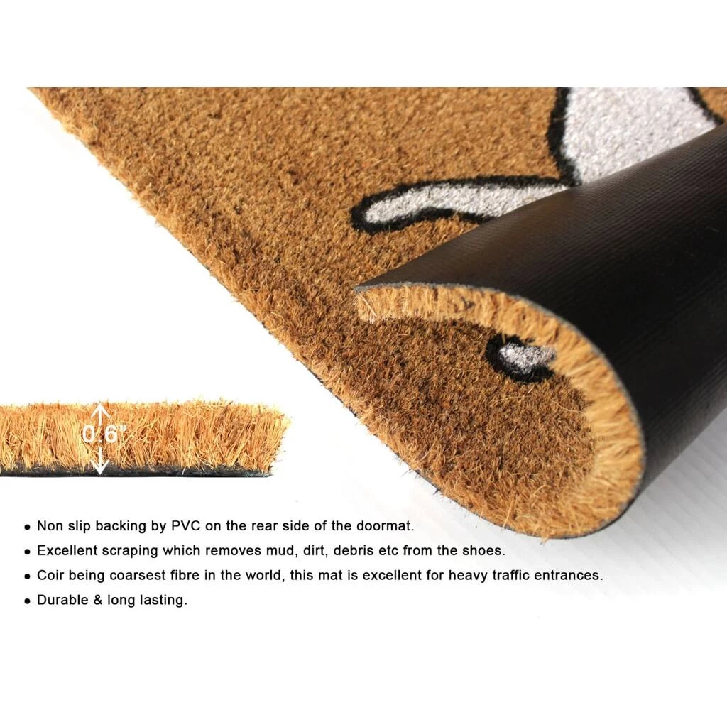 Deals 🔔 RugSmith White Meow Welcome Machine Tufted Doormat 🎁 - Image 4