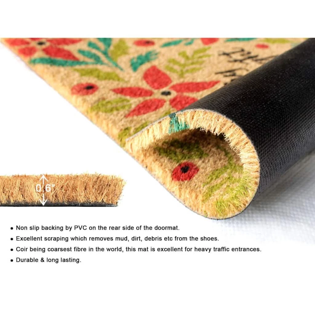 New ๐ RugSmith Red Machine Tufted Holiday Merry & Bright Area Rug, 18'' x 30'' ๐คฉ - Image 4