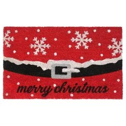 Top 10 👏 RugSmith White Machine Tufted Merry 🎁 Christmas Doormat, 18'' x 30'' 🎉