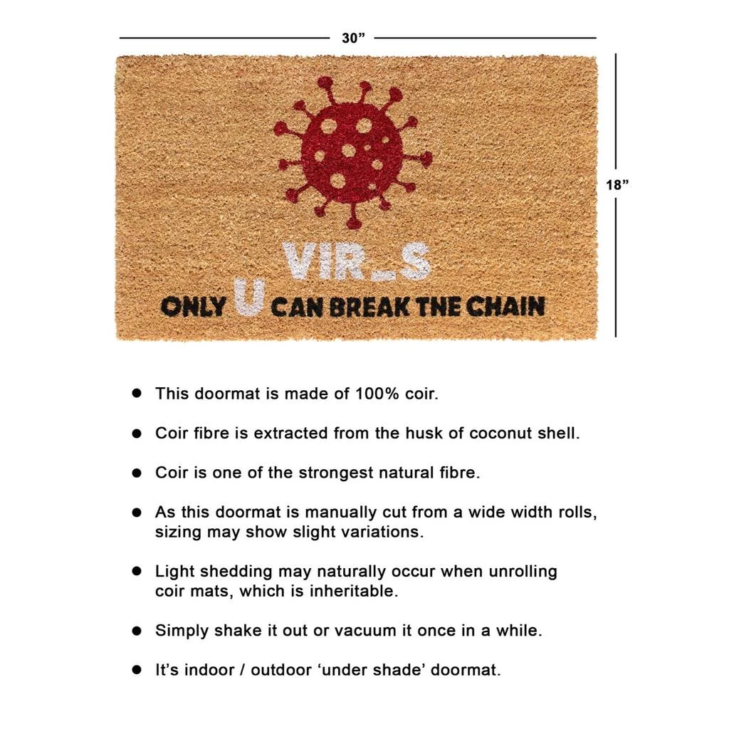 Budget ๐ฅฐ RugSmith Only U Can Break the Chain Machine Tufted Doormat ๐ฅ - Image 3