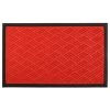Outlet 🌟 RugSmith Red Molded Orange Rubber Poly Doormat 🛒