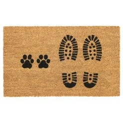Cheapest ⭐ RugSmith Black Paws Machine Tufted Doormat 😀