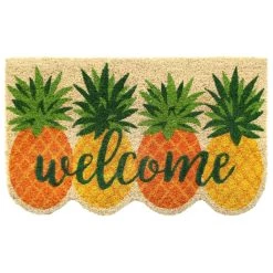 Wholesale 🔔 RugSmith Pineapple Welcome Coir Doormat 🧨